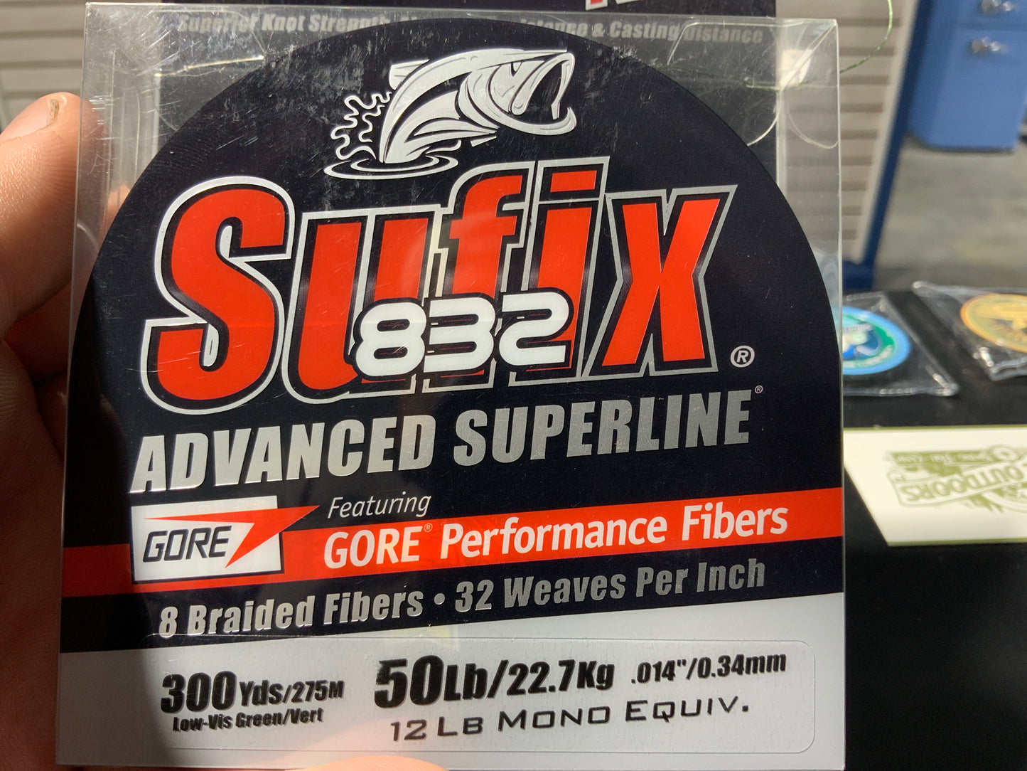 Sufix 832 advanced superline 50LB braid