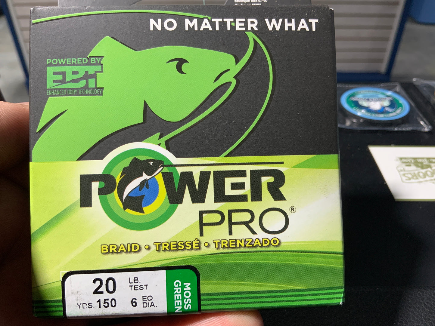 Power pro 20LB braid moss green 150yrds