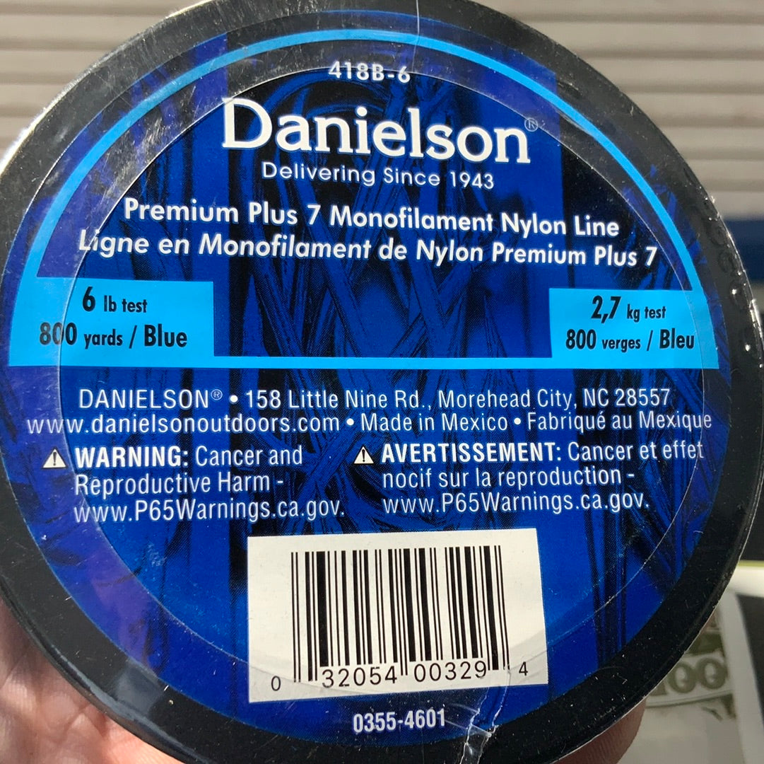 Danielson premium 7 monofilament line 2.7 kg