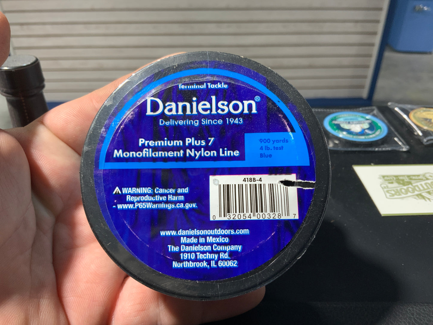 Danielson mono nylon blue 4LB 900yrds