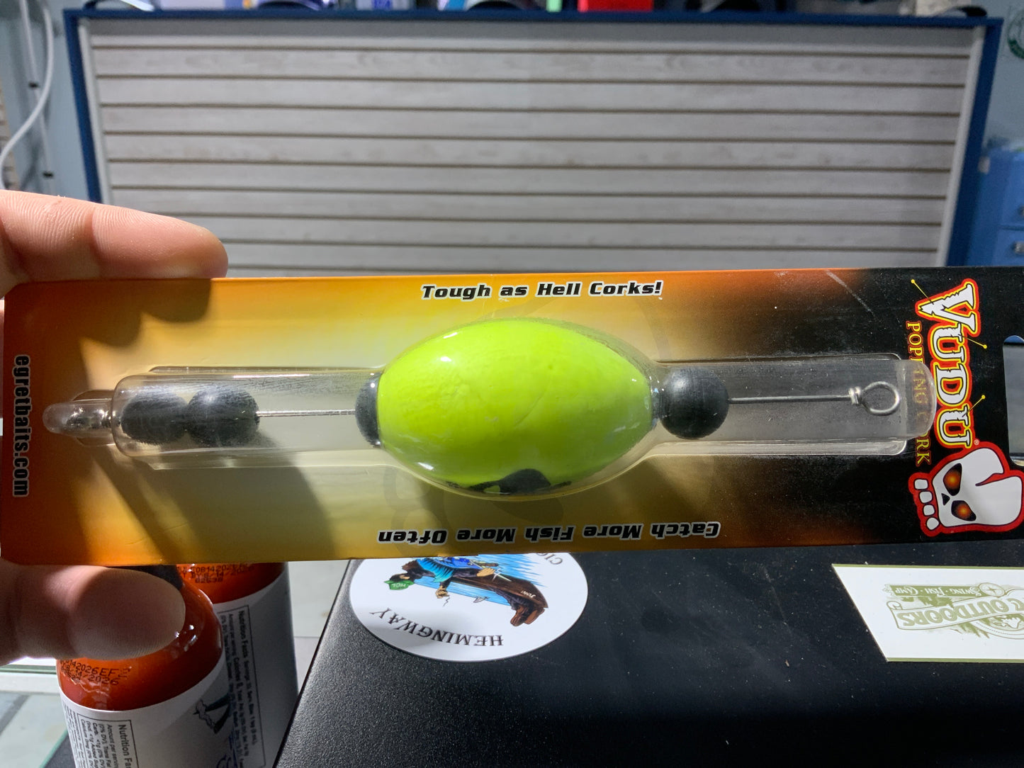Vudu popping cork oval yellow