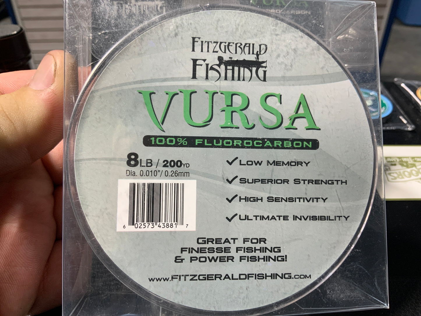 Vursa 100% fluorocarbon 8LB 200yrds