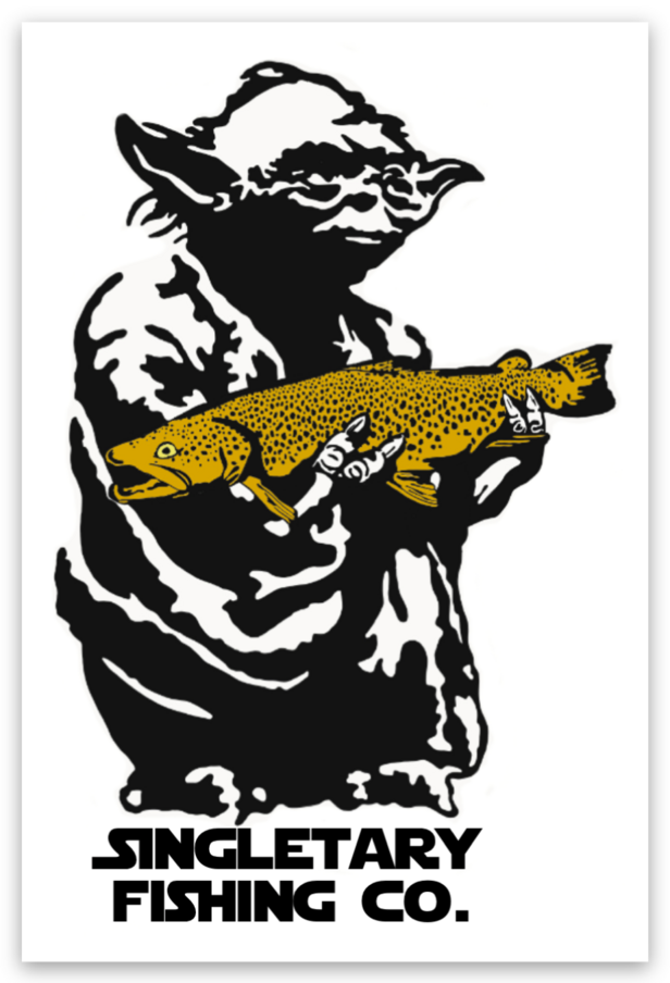 Star Wars Singletary Fishing Co Rectangle Sticker