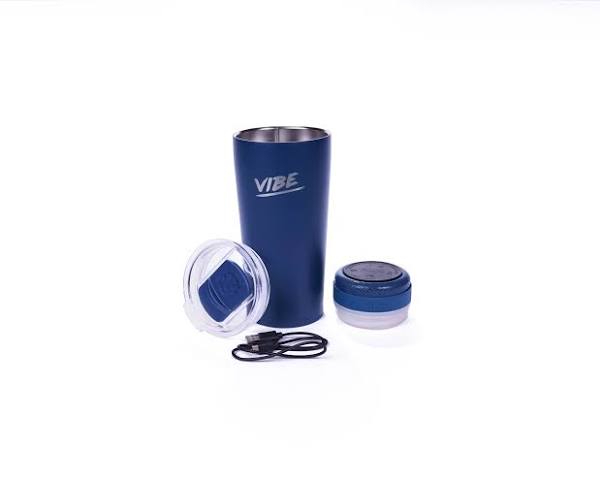 Vibe 18oz Tumbler with Bluetooth Speaker