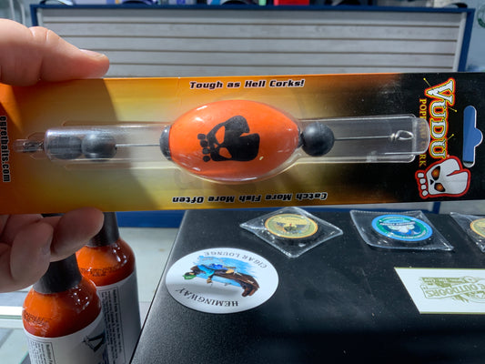 Vudu popping cork oval orange