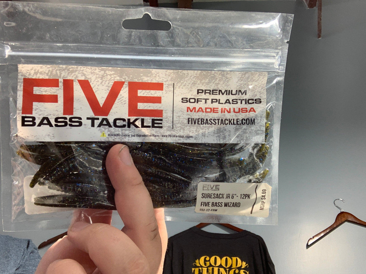 Five bass tackle suresack 6” 12pk
