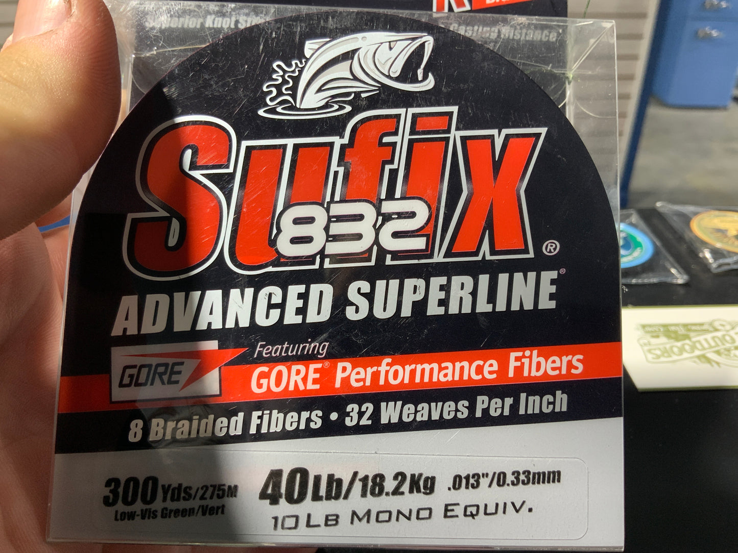 Sufix 832 advanced superline 40LB braid