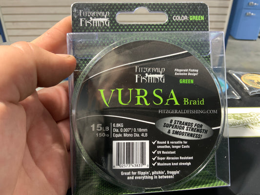 Vursa braid 15LB 150yrds