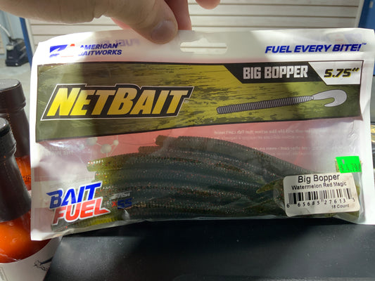 Netbait big bobber watermelon red magic 5.75” 15pk