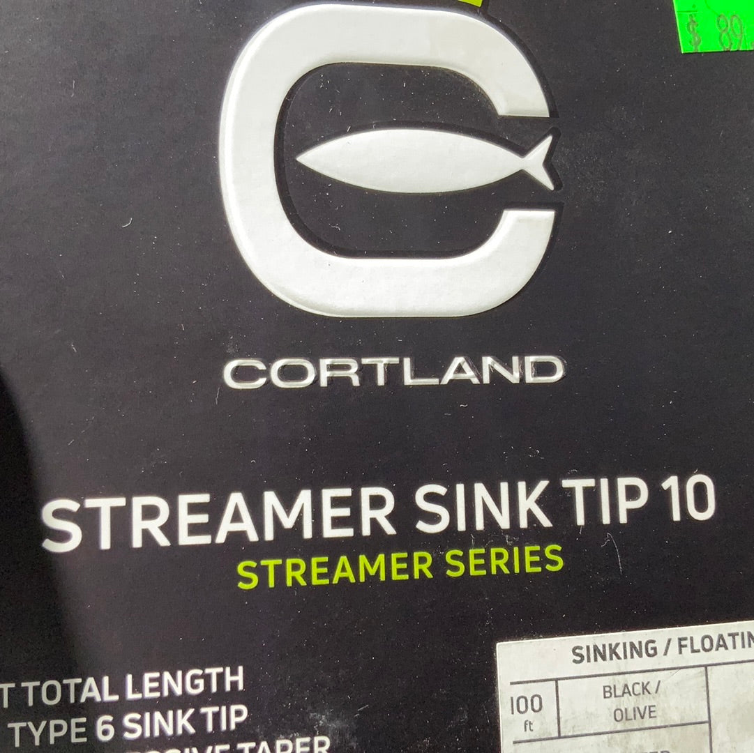 Cortland streamer sink tip 19 black olive wf5