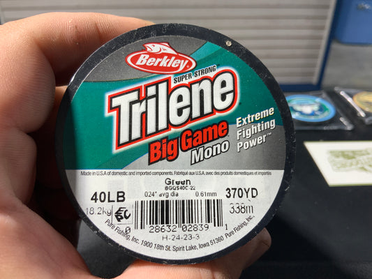 Berkley Trilene big game mono 40LB 370yrds