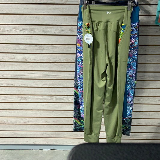 Fishe boho bass jogger pants L