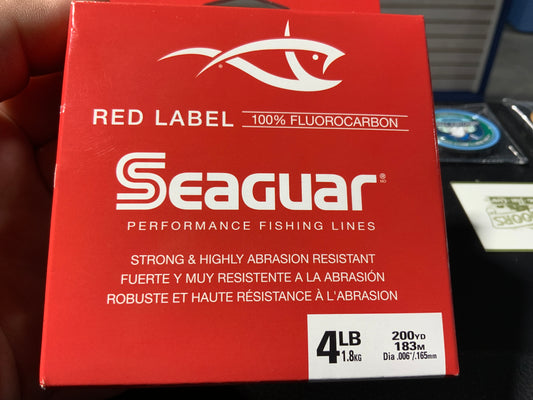 Seaguar 100% fluorocarbon 4LB 200yrds