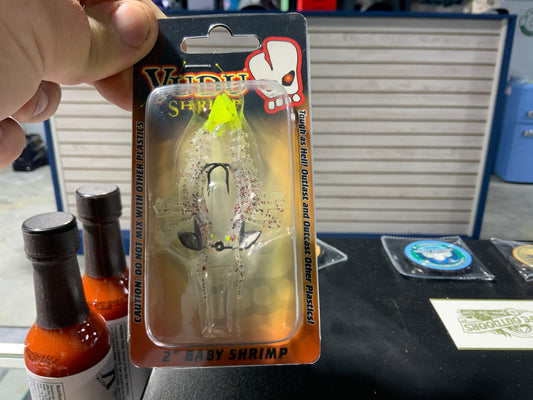 Vudu shrimp 2” cajun pep/chart tail