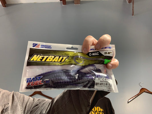 Netbait 11” black grape 9pk