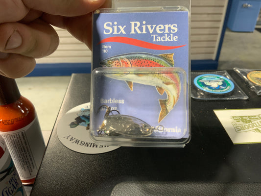 Six rivers tackle lure silver #110