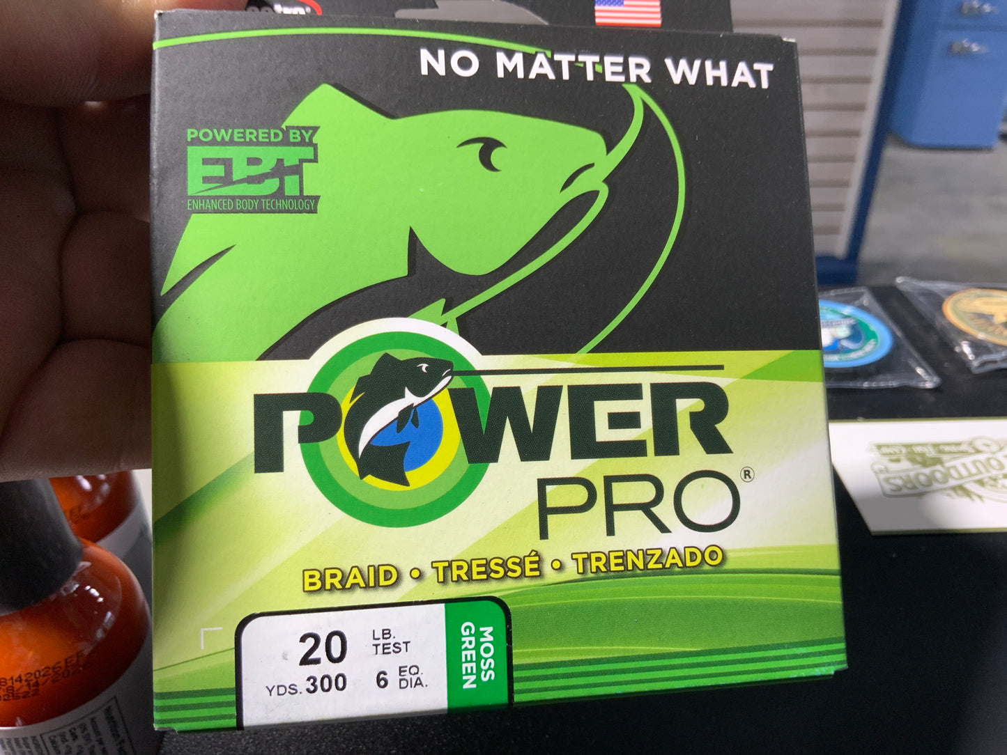 Power pro 20LB braid moss green 300yrds