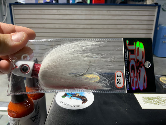 S&s jigs smiling bill white pearl