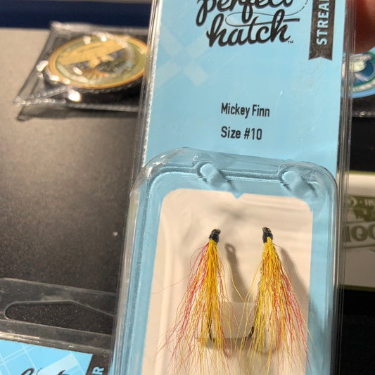 Perfect hatch streamer mickey Finn #10