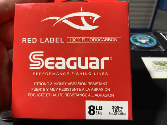 Seaguar 100% fluorocarbon 8LB 200yrds