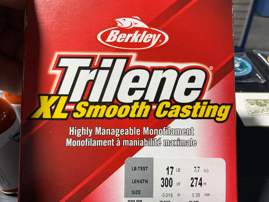 Berkley Trilene XL smooth casting 17LB mono 300yrds