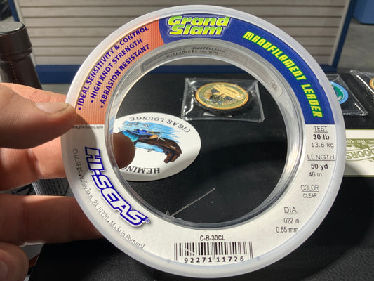 Grandslam monofilament leader 30LB 50yrds