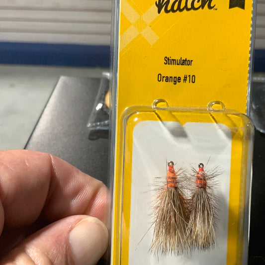 Perfect hatch dry fly simulator orange #10