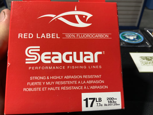 Seaguar 100% fluorocarbon 17LB 200yrds