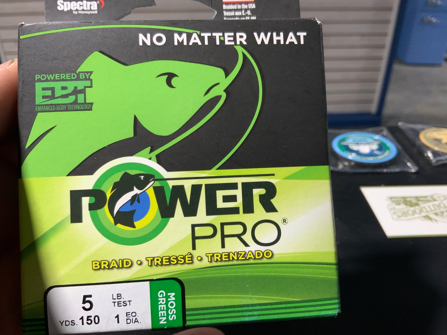Power pro 5LB braid moss green