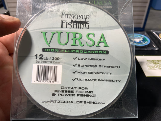 Vursa 100% fluorocarbon 12LB 200yrds