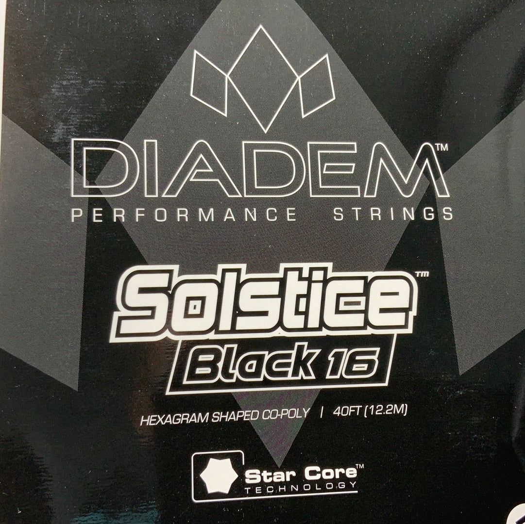 Diadem solstice black 16 performance strings