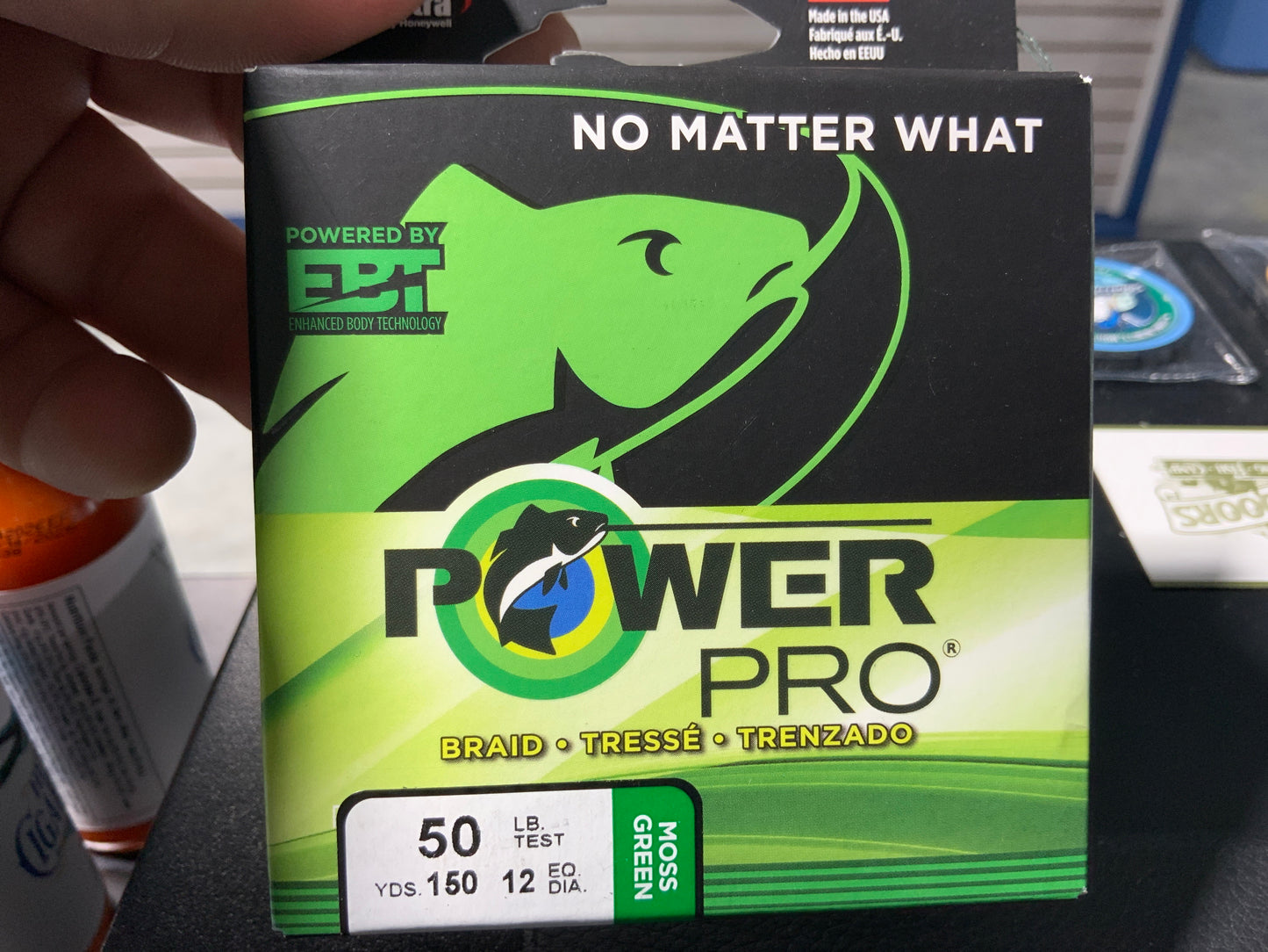 Power pro 50LB braid moss green 150yrds