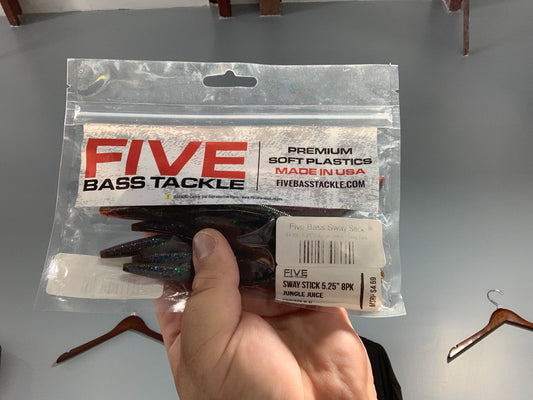 Five bass tackle jungle juice 8pk