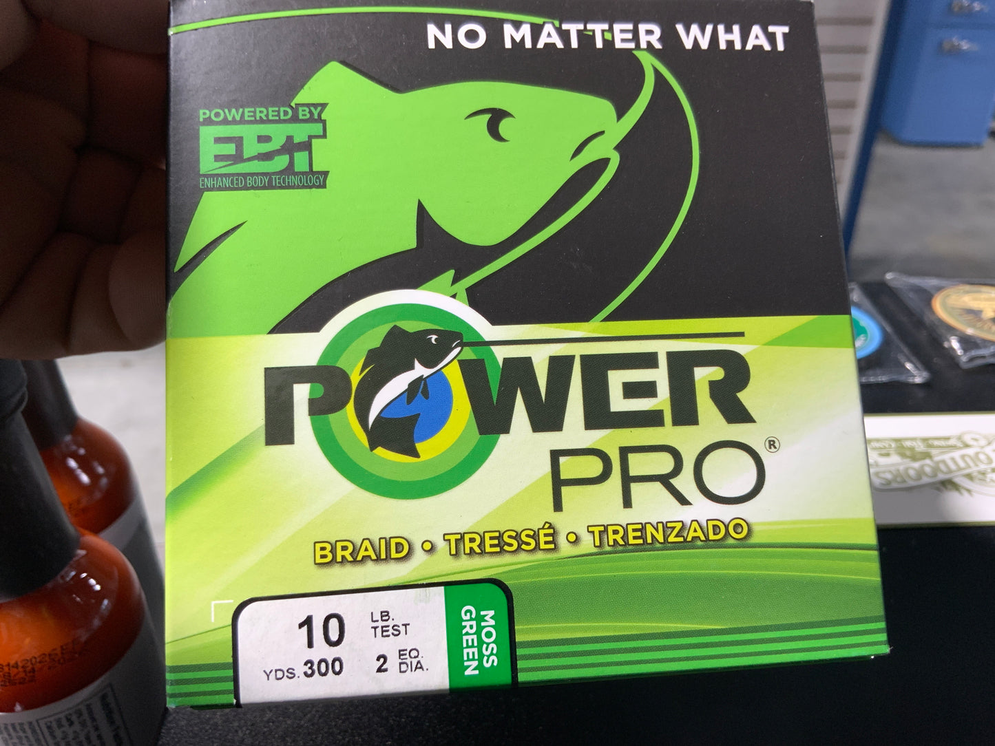 Power pro 10LB braid moss green 300yrds