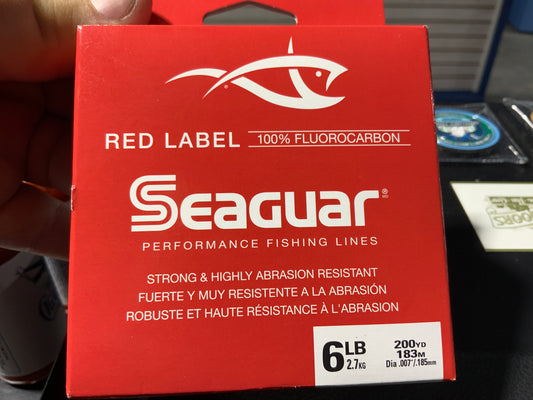 Seaguar 100% flouocarbon 6LB 200yrds