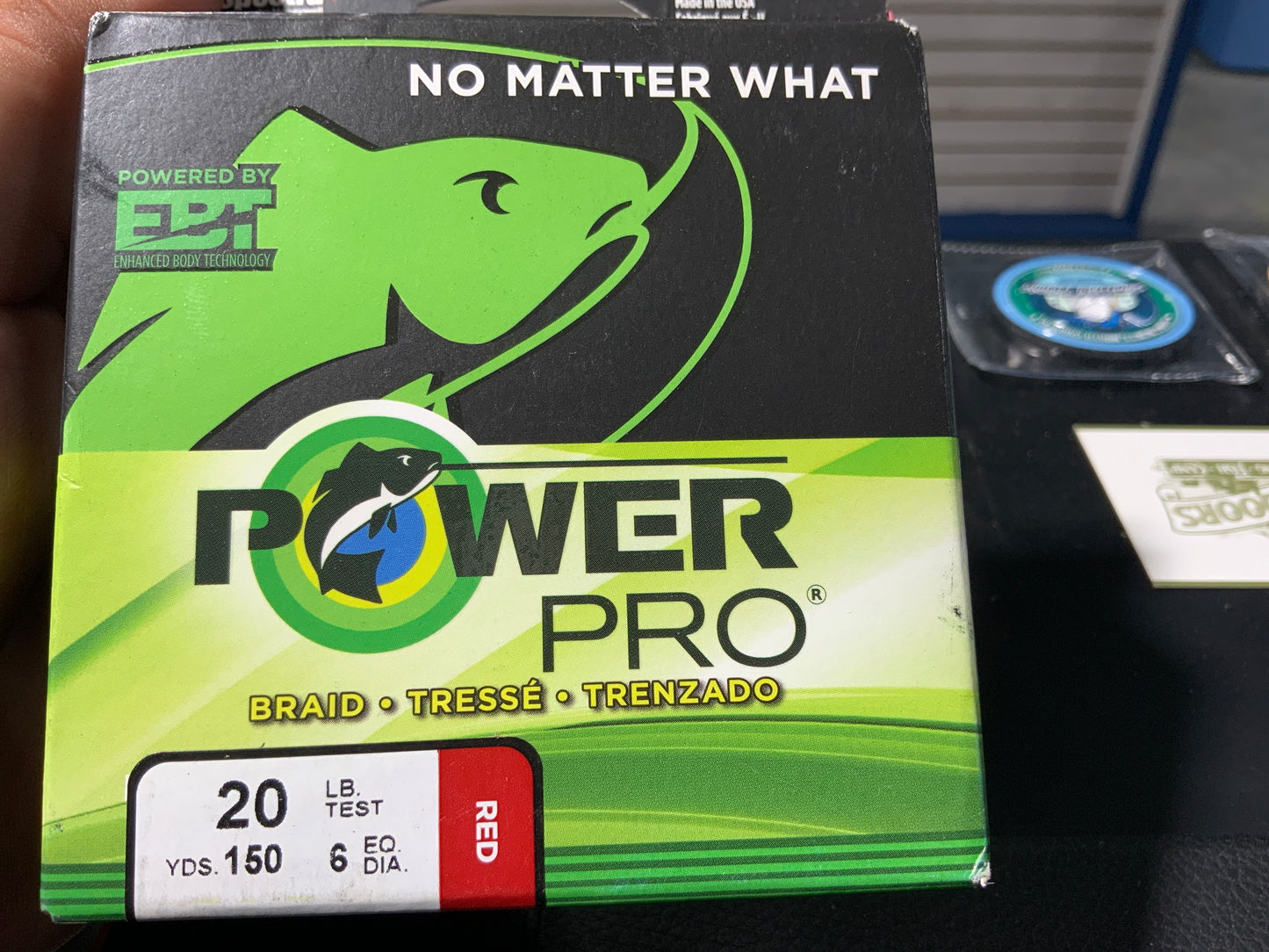 Power pro 20LB braid RED 150yrds