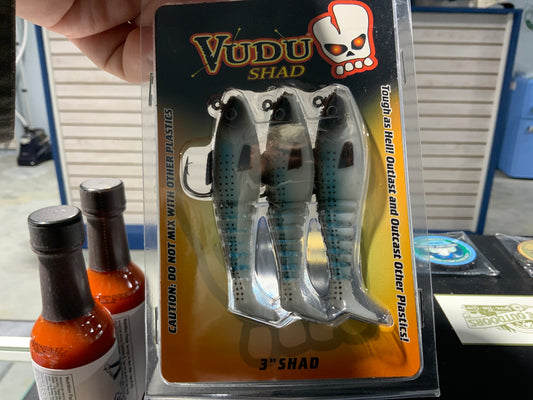 Vudu shad 3” striped