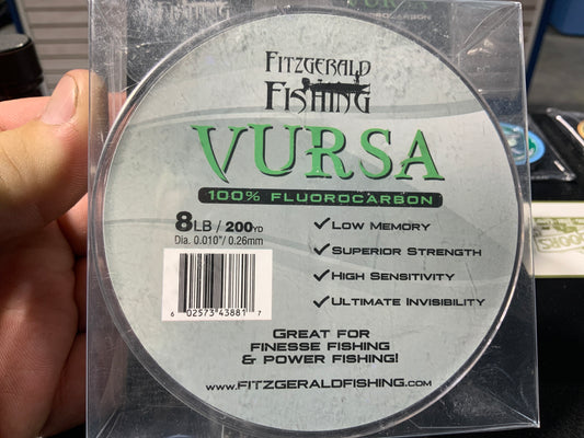 Vursa 100% fluorocarbon 8LB 200yrds