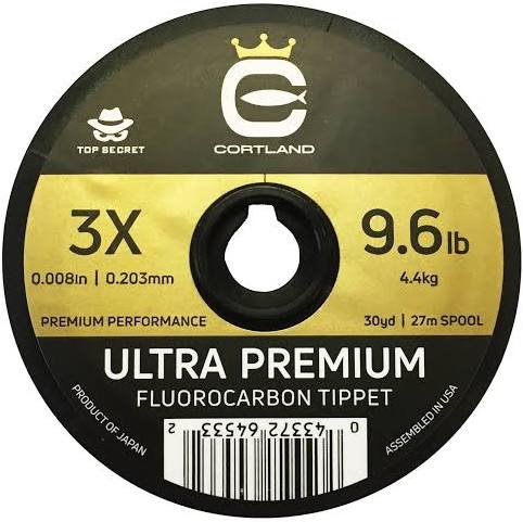 Fluorocarbon Tippet - 3X - 30yds - Cortland