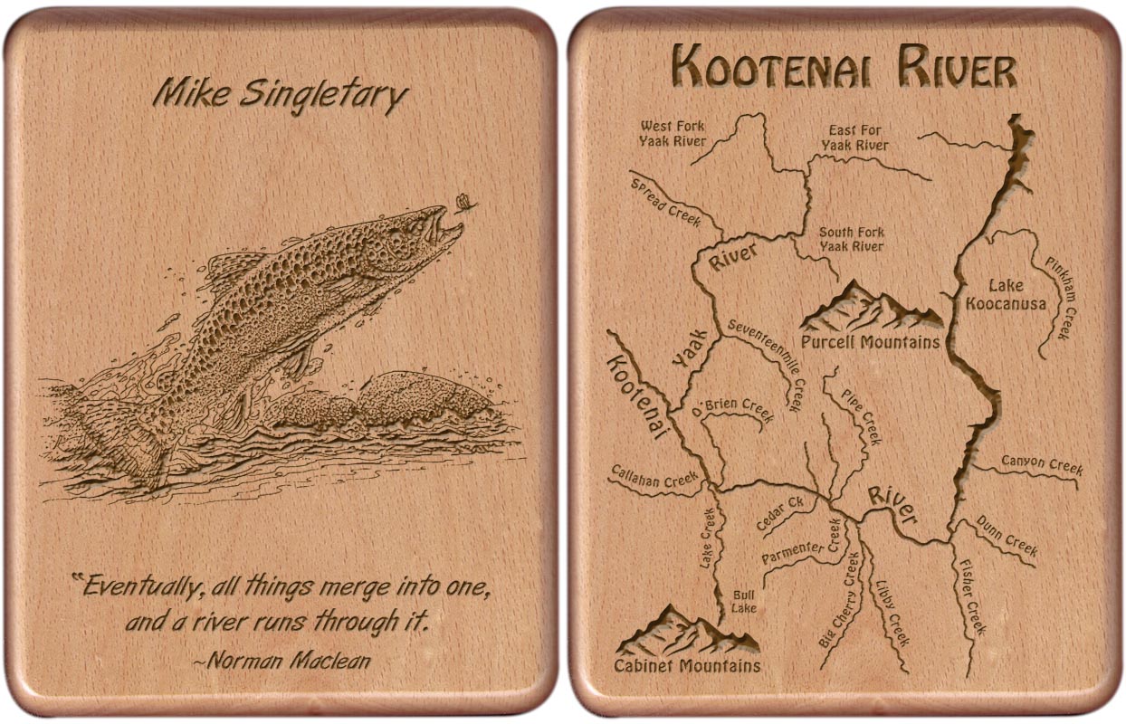 Kootenai Wooden Fly Box