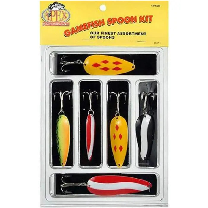 Gamefish Spoon Kit - Bass & Pike - Apex